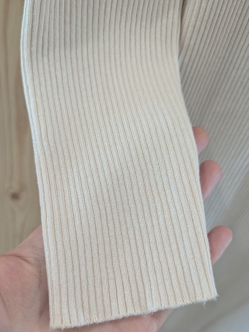 Dynamite Ribbed Asymmetrical Long Sleeve Midi Dress - Picture 7 of 9